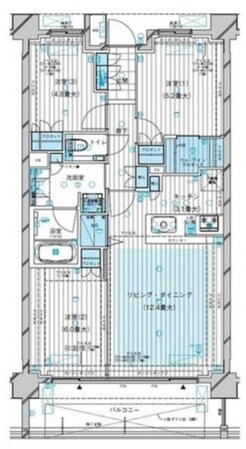 グランカーサ北浦和の物件間取画像